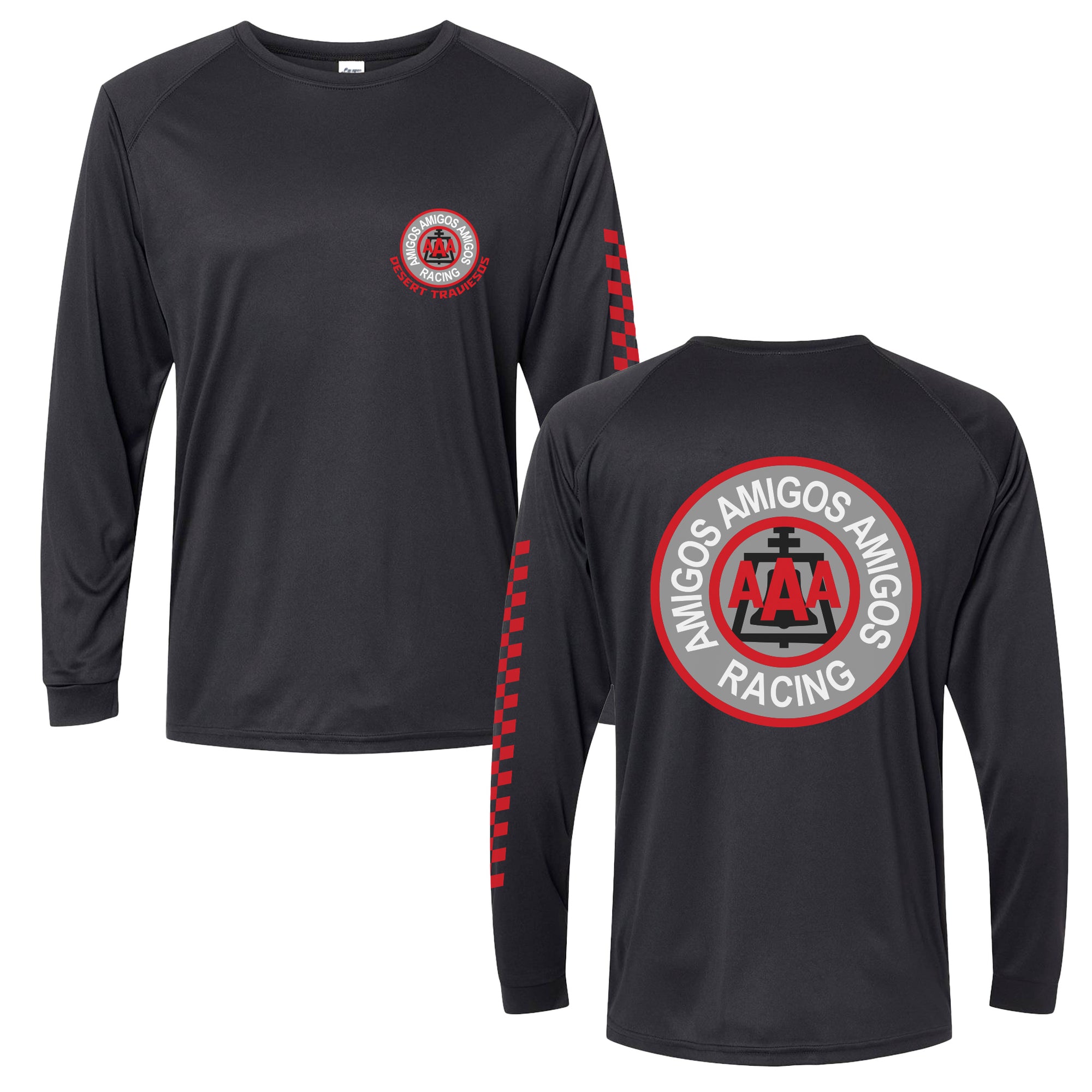 AAA RACING -PERFORMANCE LONGSLEEVE (BLACK)